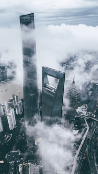 航拍上海