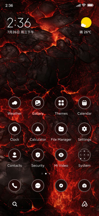 Red Volcano