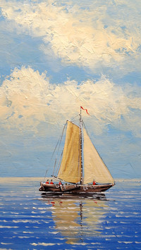 Healing oil painting