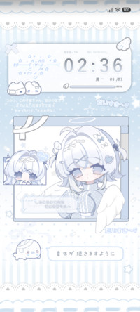 水色淚泣天使少女