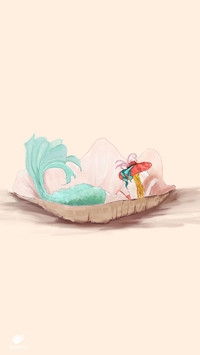 辰宇文创-休闲的美人鱼