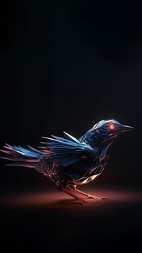Creative Black Bird