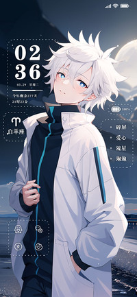 月光下的少年