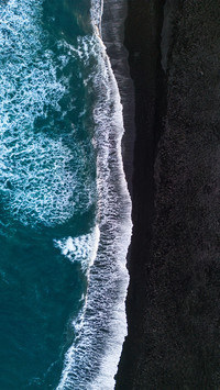 Iceland's black sand beach