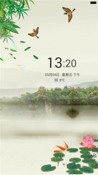 嫣然、香飞（水滴动态效果+桌面动态特效）
