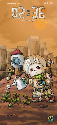 Growing on Mars
