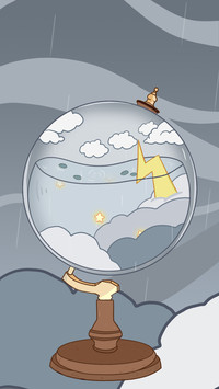 Heal the rainy day globe