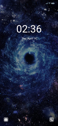 Black hole sky