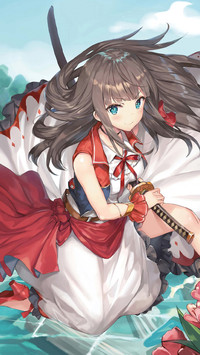 英姿勃发的少女