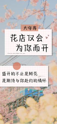 花店仅会为你而开