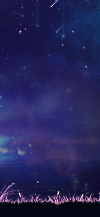 星空下的情侣 女