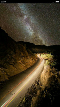 星空の山路