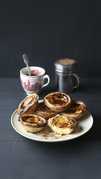 Traditional portuguese egg tartspastel de nata