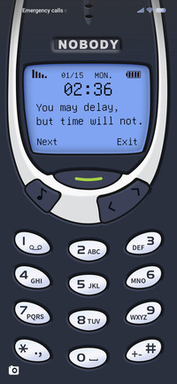 Retro mobile phone