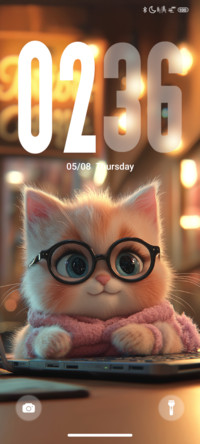 Glasses Kitten