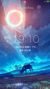 4D动态+流星雨滴充电特效壁纸重力滚动-星语心愿