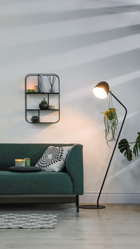 Mock up Poster Frame in Modern Interior Background