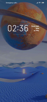 Orbiting planet
