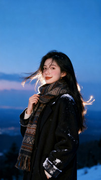 雪夜暖灯 绒纹温柔