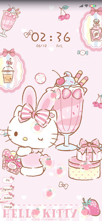 Kitty cute fruit