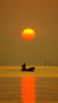 Nice sun and moon