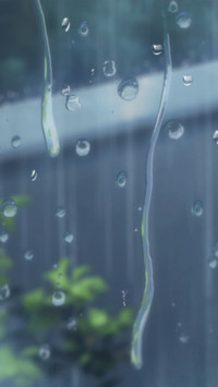 雨滴玻璃