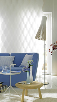Increase the lighting level of the living room by 0