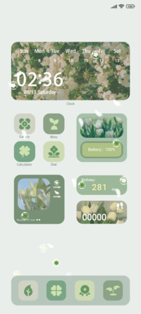 Green in spring