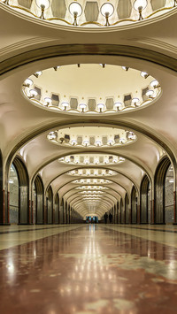 The most beautiful subway station