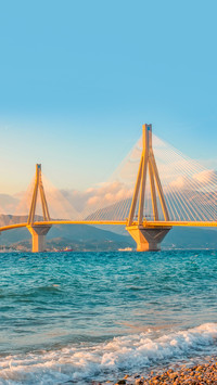 Gulf of Corinth and Rio Antirio bridge