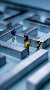 Life is like running a maze