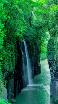 Manai Waterfall Is Japan's Top 100 Waterfalls