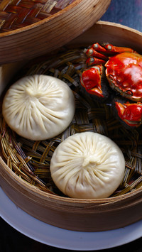 珍馐美味蟹黄汤包