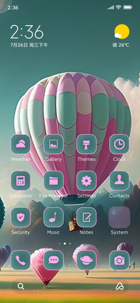 pastel balloon