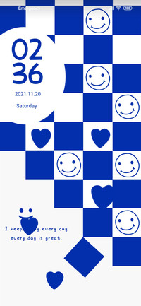 Checkerboard smile