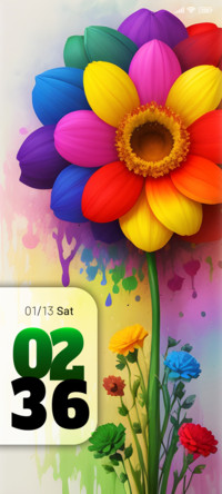 colorful bloom