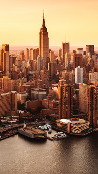 Manhattan at dusk