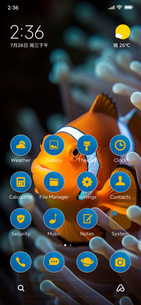 water clownfish