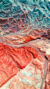 The spectacular scene of the earths dazzling colors 2