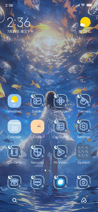 Undersea Star Sky