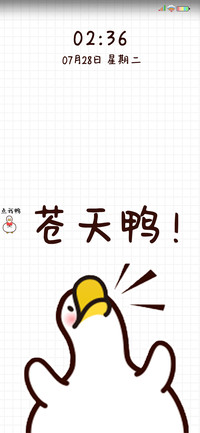 激萌小呆鸭