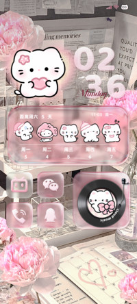 液体玻璃猫猫组件