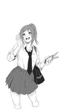 二次元美少女素描