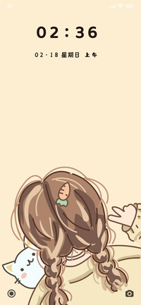 胡萝卜抱猫女孩