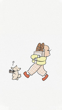 日系治愈系生活感插画-锐景创意