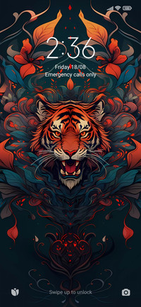 Fierce tiger