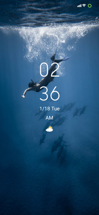 diving