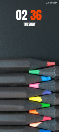 colorful pencils