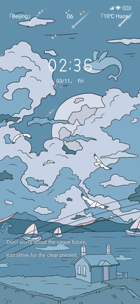 Ukiyo blue cloud