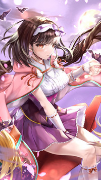 柔美月光下